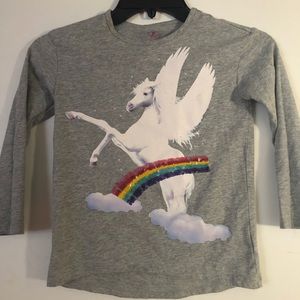 Sequin rainbow unicorn shirt. Children’s Place